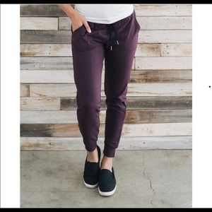 Zyia Plum Unwind Joggers